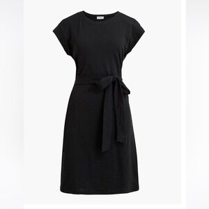 J. Crew Factory Black Midi Dress